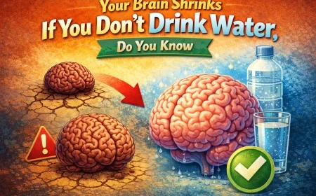 Your Brain Shrinks If You Don't Drink Water, Do You Know