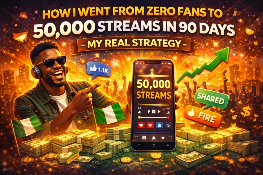 How I Went From Zero Fans to 50,000 Streams in 90 Days – My Real Strategy