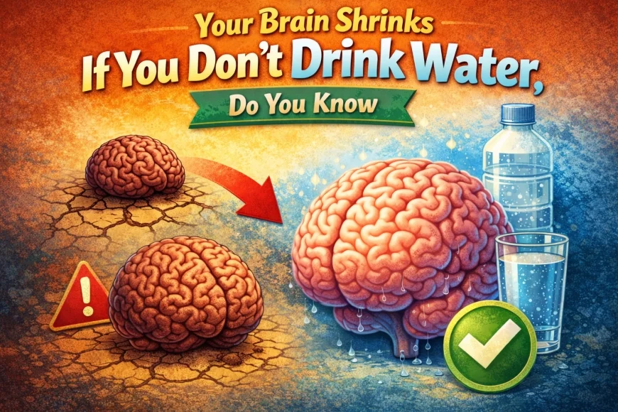 Your Brain Shrinks If You Don't Drink Water, Do You Know