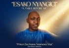 ESAKO NYANGICI, "A table before me " by Prince Zacchaeus Ndamawo Yisa